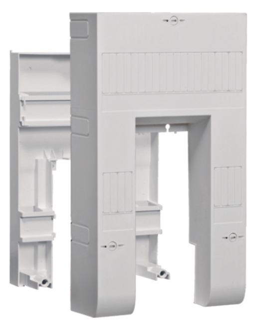 1St. Hager KU8XCHE Zusatzraum mit 10+2+2 PLE für BKE-A mittig sitzend, universZ, VPE = 1 Stück