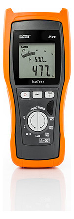 1St. HT Instruments 1004020 HT Instruments Digitales Multimeter mit Isolationsmessung 1KV und Niederohmmessung M70