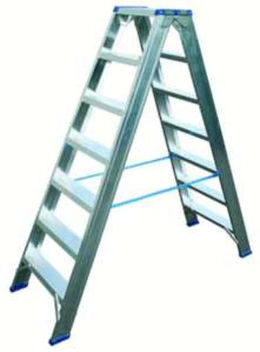 1St. Protec.class PASSL23 Alu-Stufenstehleiter 2 x 3