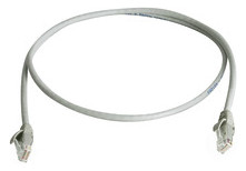1St. Telegärtner L00000E0011 Patchkabel Cat.5e MP8 100-1,0 m, grau