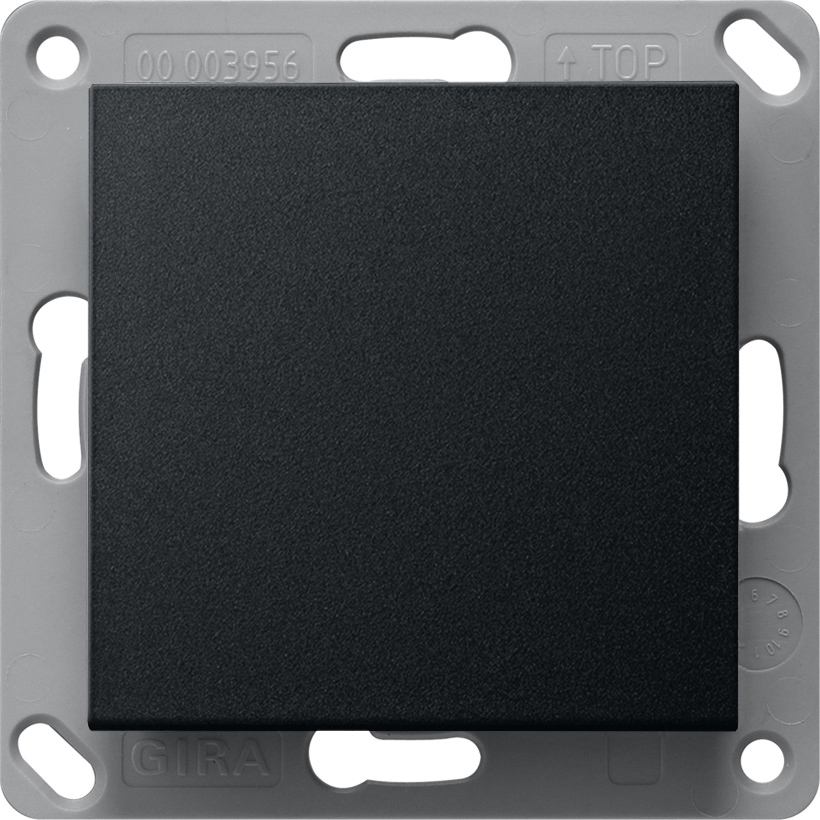 1St. Gira 2421005 EnOcean Funk Wandsender 1f System 55 Schwarz m