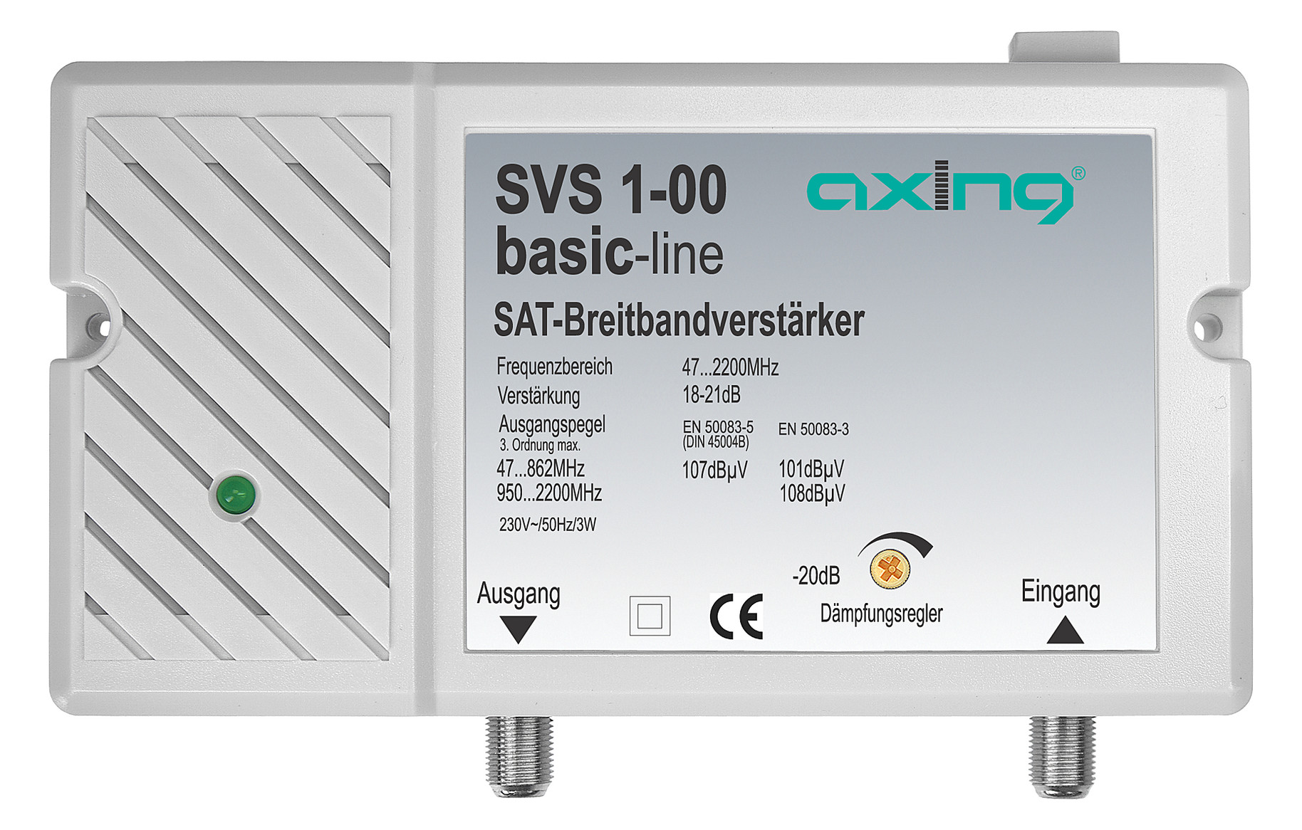 1St. AXING SAT-Breitbandverstärker SVS 1-00