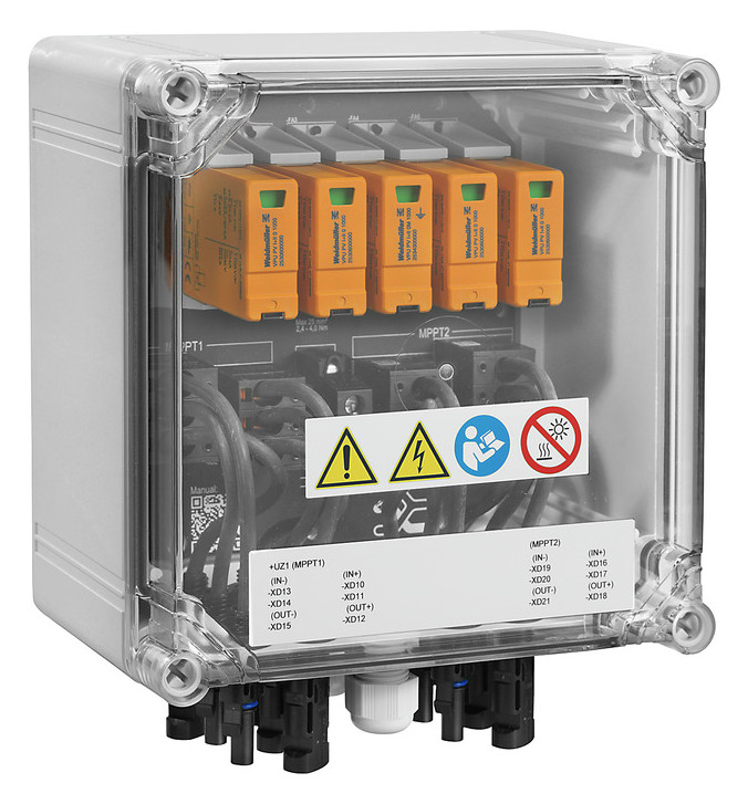 1St. Weidmüller PVNDC2IN/1OUTX2 2MPPTSPD2RWM4C1.1KV Generator.2866350000