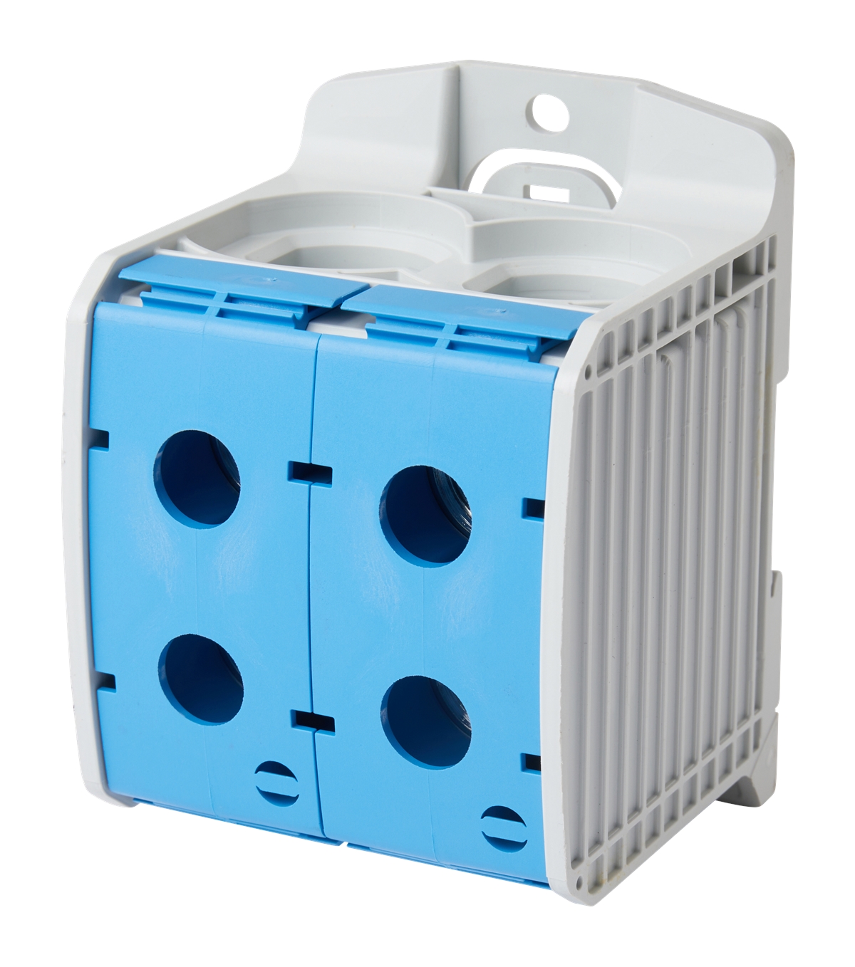 1St. F-Tronic RKA300-1-4bl Reihenklemme 300mm², 1polig, 4 Anschlüsse, blau, CU/AL, RKA300-1-4bl 7730101