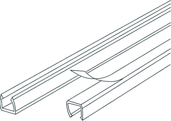 100m KLEINHUIS LC91 LC-Minikanal, für 1 Leitung, 10,5x12,24x (2,61EUR/m)