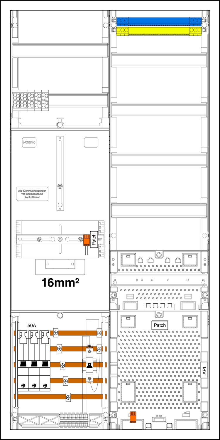 1St. F-Tronic 3HZ721APZRFZ50B10-16 3HZ721APZRFZ50B10-16, 1 ZP 16mm²,1 VAPZRFZ inkl. APL, SLS 50A,SPVGB10,2 PPV,1 PL100 7190226