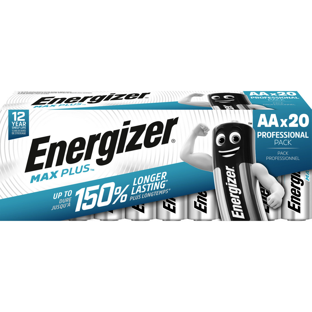 1St. Energizer LR6 (20 Stk.) Max Plus Mignon (AA) 20 Stück,Inhalt:20S