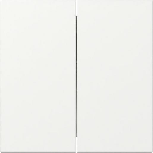 1St. Gira 349527 Wippe 2-fach gerade System 55 reinweiß seidenmatt