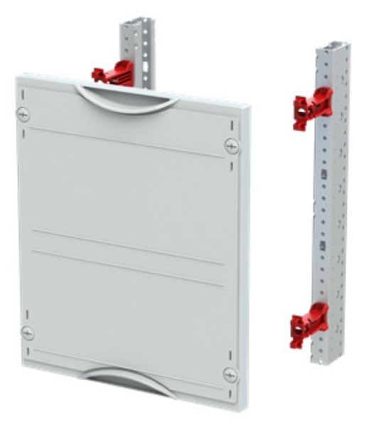 1St. Striebel & John MBB117 Berührungsschutz-Modul 2RE / 1FB, CombiLine-Modul, Bausatz lichtgrau 2CPX041725R9999