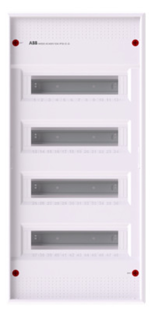 1St. Striebel & John AK648N4 AK648N4 Verteiler AP 48PLE 4RE ohne Tür