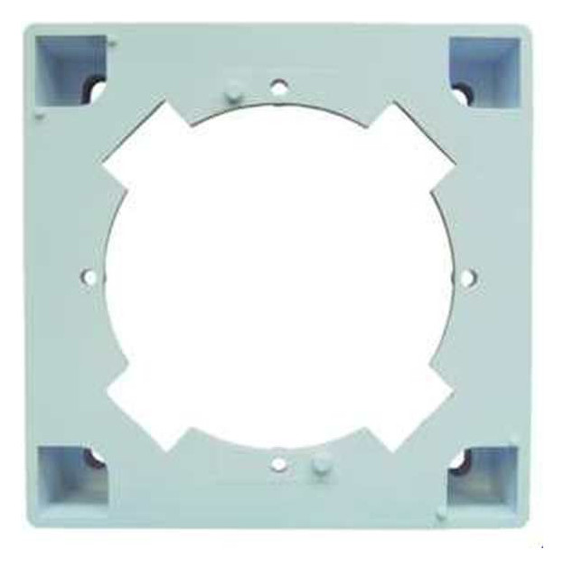 1St. Protec.Class PAR8080 AP-Rahmen reinweiss 80x80mm