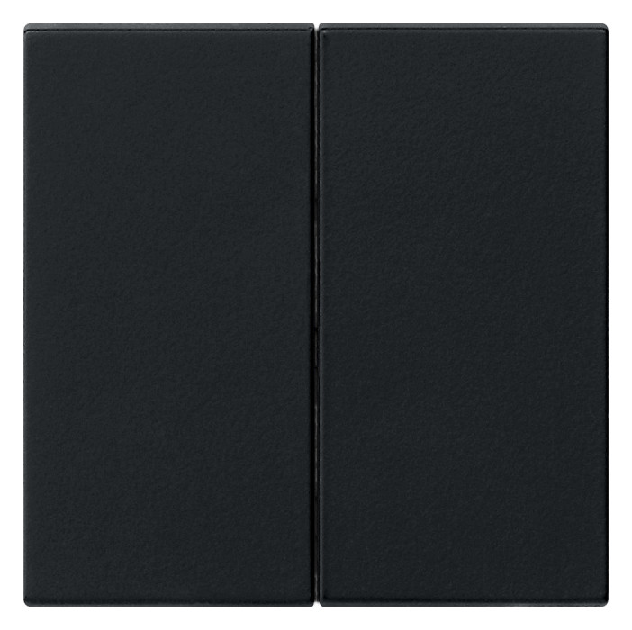 1St. Gira 0266005 Wippe 2f + Set IP44 System 55 Schwarz matt