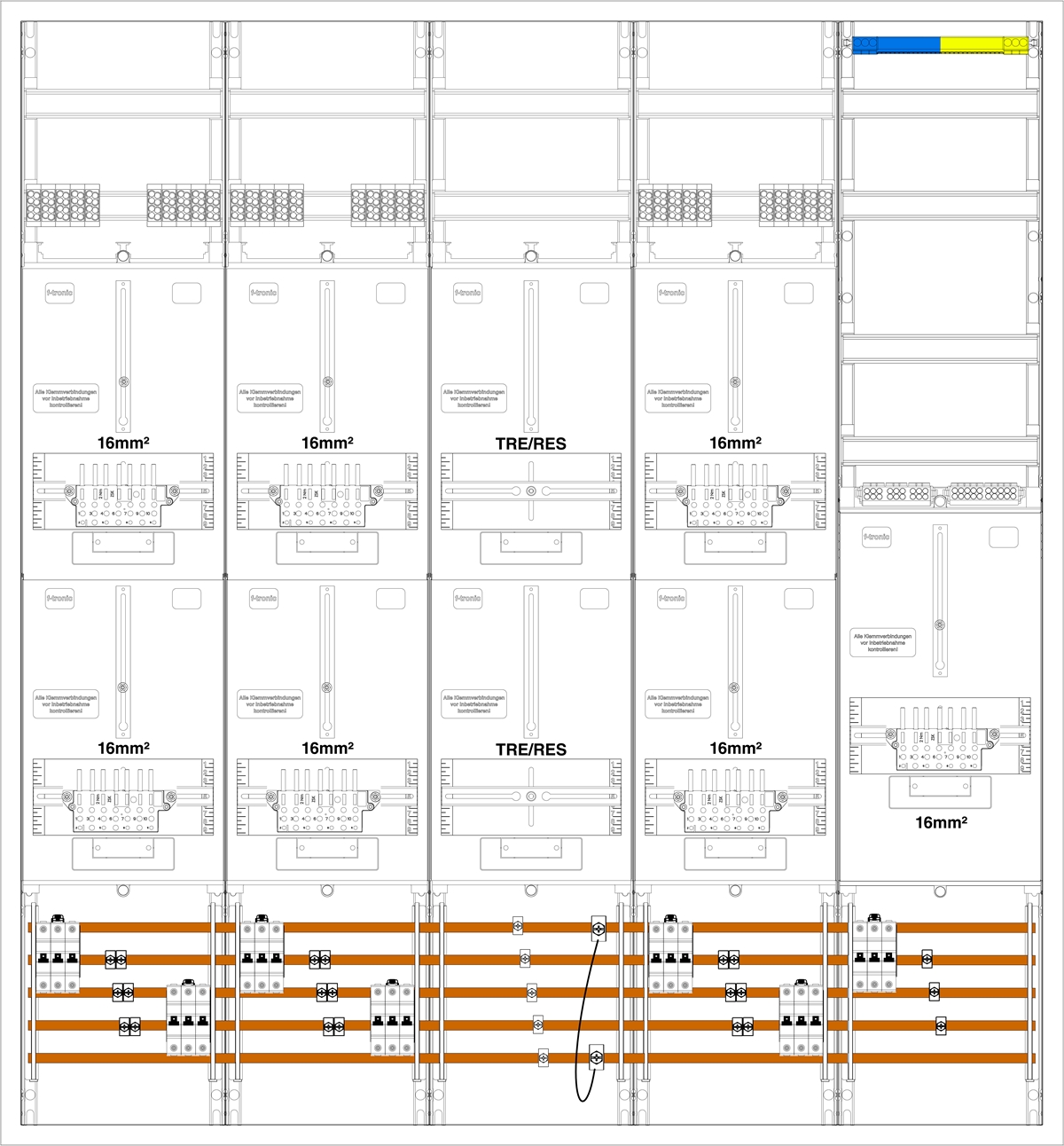 1St. F-Tronic ZL451-3-L116-40 ZL451-3-L116-40 - 7Z2R1V, mit ABB Vorautomaten 7199084
