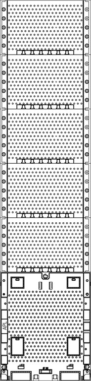 1St. F-Tronic KX7APZ Kommunikationsfeld 1-feldrig, H=1050mm, inkl. APZ, KX7APZ 7120140