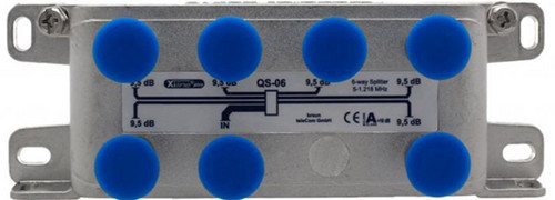 1St. Brauntelecom QS06 F-6-fach Verteiler 5-1.218 MHz