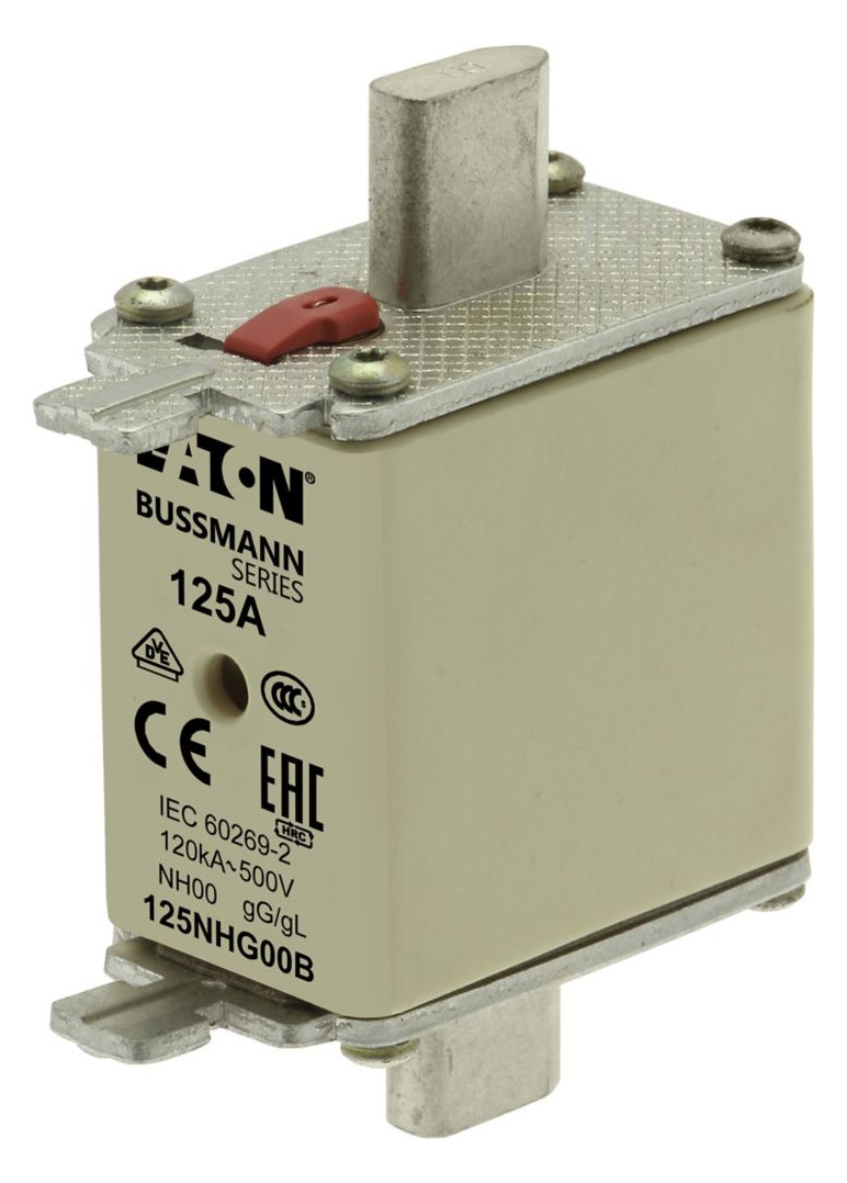 3St. Eaton NH FUSE 125A 500V GG Sicherungseinsatz, Niederspannung, 125 A