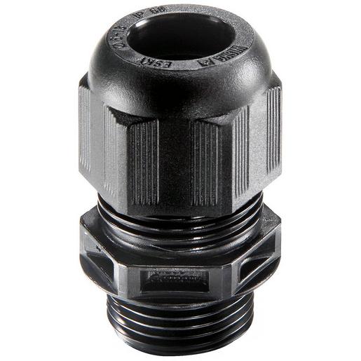 1St. Wiska 10110060 Kabelverschraubung M32 mit Mehrfachdichtung (2x 9-10 mm) und Anschlussgewindedichtring ESKV 32 EADR MFD 32/02/100