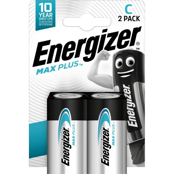 1St. ENERGIZER LR14 (2 Stk.) Max Plus Baby (C) 2 Stück,Inhalt:2Stück 1St. Energizer LR14 (2 Stk.) Max Plus Baby (C) 2 Stück,Inhalt:2Stück
