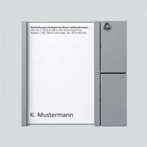 1St. Siedle TM 612-1 SM Tasten-Modul 1 Ruftaste 200035516-00 TM612-1SM