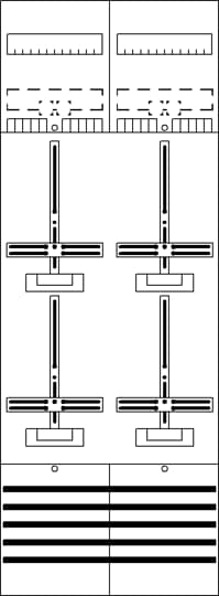 1St. Striebel Zählerfeld 9RE 4Z DF29B4 vorverdr. m.Zählerkreuz
