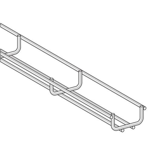 100St. Pflitsch GK40x35S Gitterkanal Drahtsl.3mm, Länge 2004mm