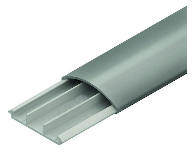 1St. Protec.Class PBKD 1350 SG Bodenkanal mit Deckel 13x50x2000 mm grau