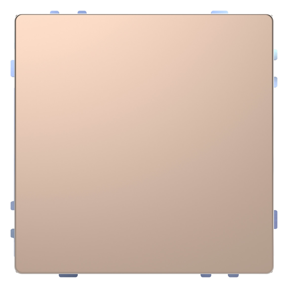 1St. Merten MEG6185-6051 Tastsensor Pro T, Merten System Design, Champagnermetallic, Temperaturfühler, Modus Berührungsl