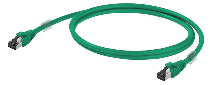 1St. WEIDMUEL IE-C6FP8LG0005M40M40 Ethernet Patchkabel, RJ45 IP 20, RJ45 IP