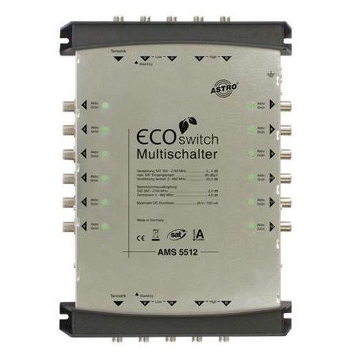 1St. Astro AMS5512ECO Profi-Multischalter Kaskadenbasisgerät 360583 AMS5512ECOSWITC