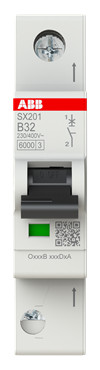1St. ABB SX201-B32 Sicherungsautomat Flexline 6kA, 32A, 1P