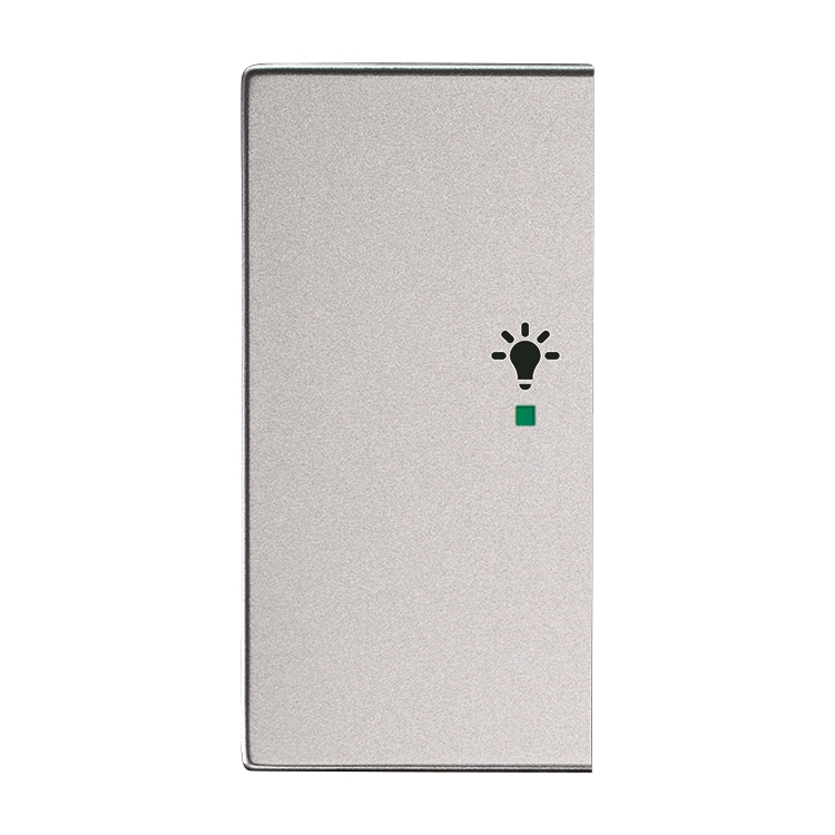 1St. Busch-Jaeger 6231-21-83 Wippe, 2-fach links, mit Symbol Licht Busch-free@home alusilber