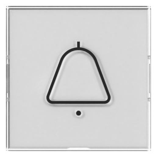 1St. Gira 321700 Wippe BSF + Symb. Klingel groß tastbar