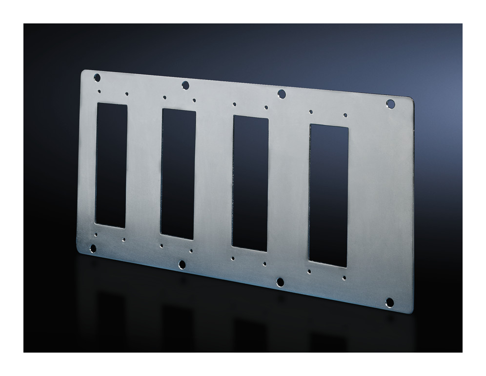 1St. Rittal TS 8609.140 Modulplatten für 24-polige Steckverbinder 8609140