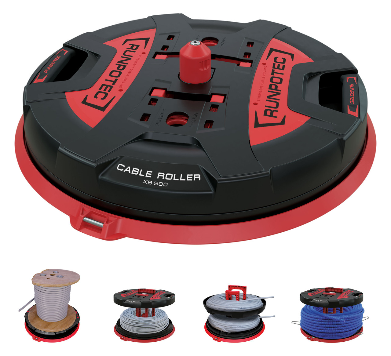 1St. Runpotec 10136 X Board Profi Kabelabroller XB500
