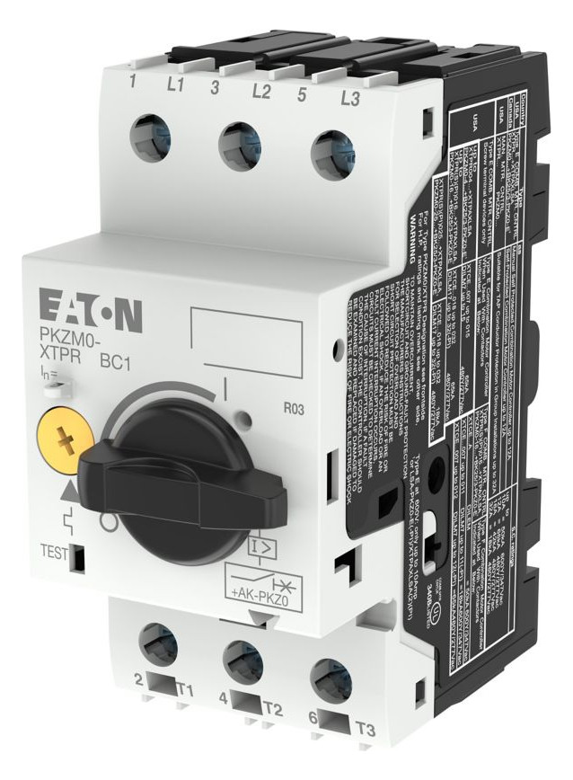 1St. Eaton PKZM0-4 072737 Motorschutzschalter, 3p, Ir=2.5-4A, Schraubanschluss