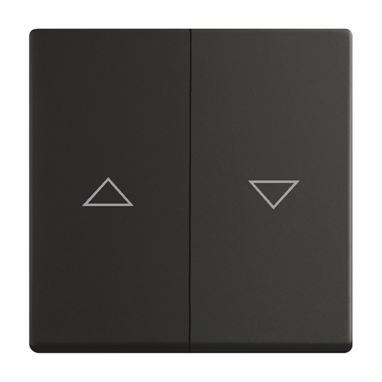 1St. Busch-Jaeger 1785 JA-885 Wippe, mit Aufdruck carat schwarz matt