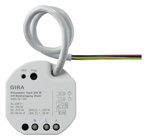 1St. Gira Dimmaktor 1f 200W UP KNX 506500 Secure