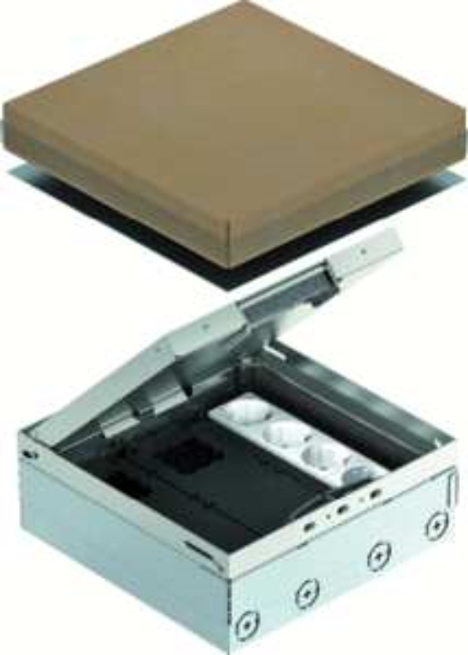 1St. OBO Bettermann UDHOME9 2V GB V 7427300 Geräteeinsatz mit Schutzkontaktsteckdos UDHOME92VGBV