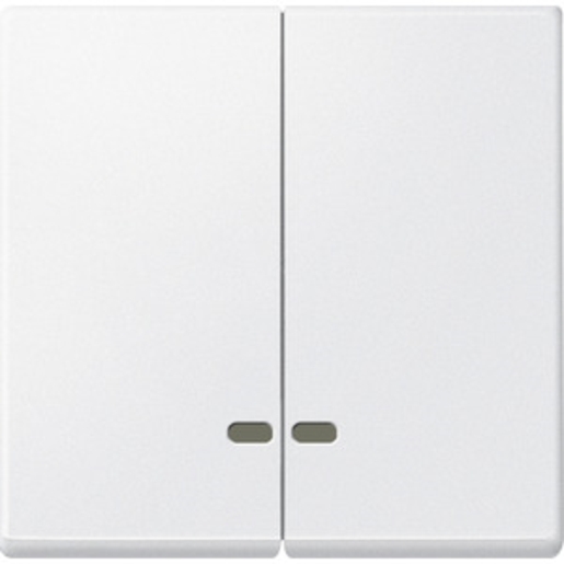 1St. Merten MEG3420-0419 Doppelwippe mit Kontrollfenster, polarweiß, System M
