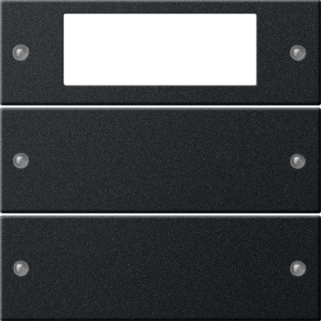 1St. Gira 2192005 Wippenset 2f Plus System 55 Schwarz m(lack.)