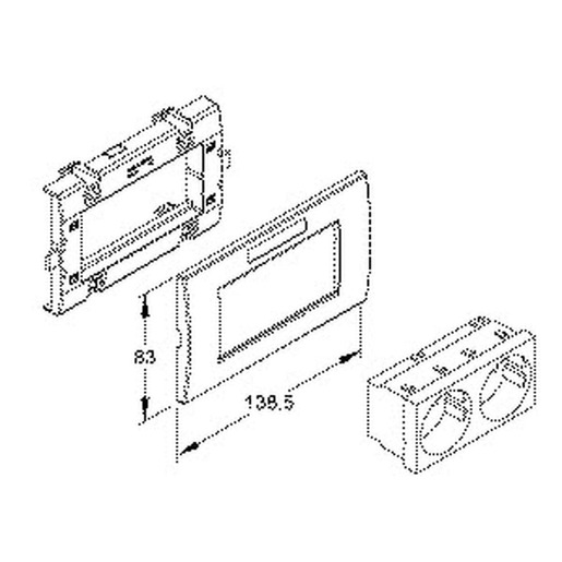 1St. Kleinhuis KES-2.3.3 Geräteeinbausystem