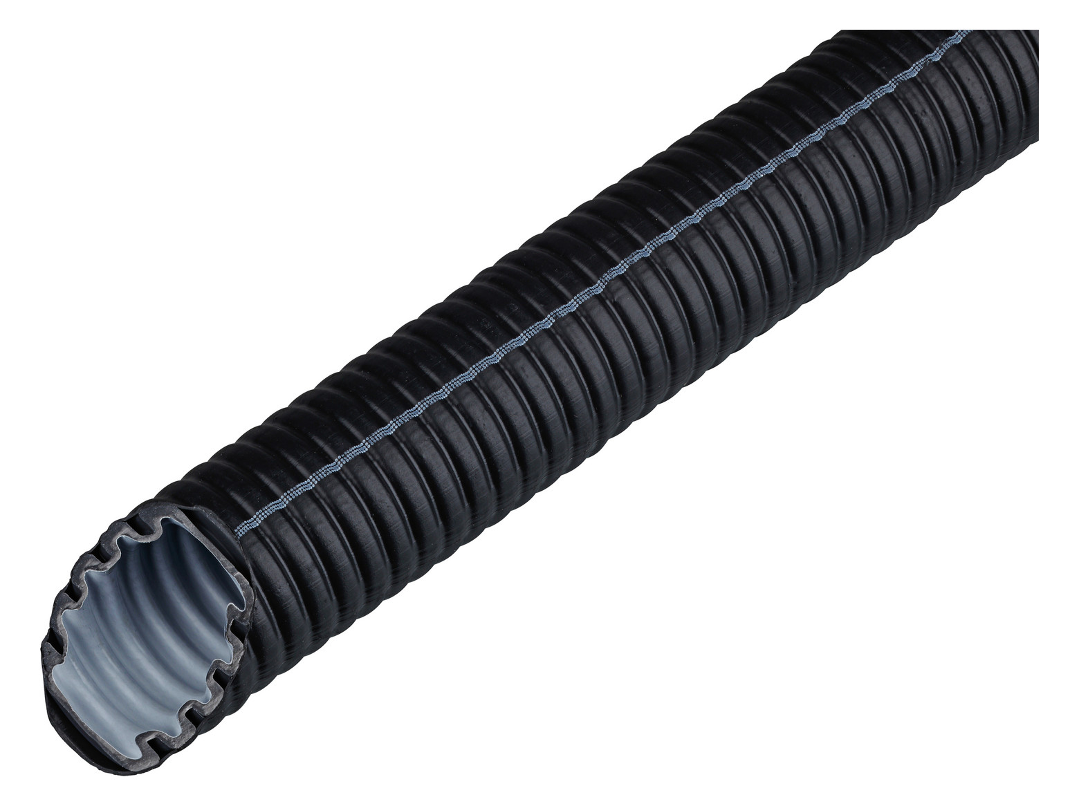 25m Fränkische 25510032 Mittleres Kunststoff Wellrohr FFKuS-EM-F-LS0H 32 biegsam schwarz FFKuS-EM-F-LS0H 32