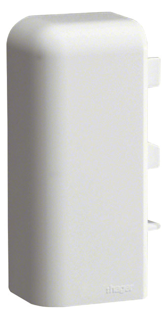 1St. Hager M55649010 Endstück links, SL 20071, reinweiß