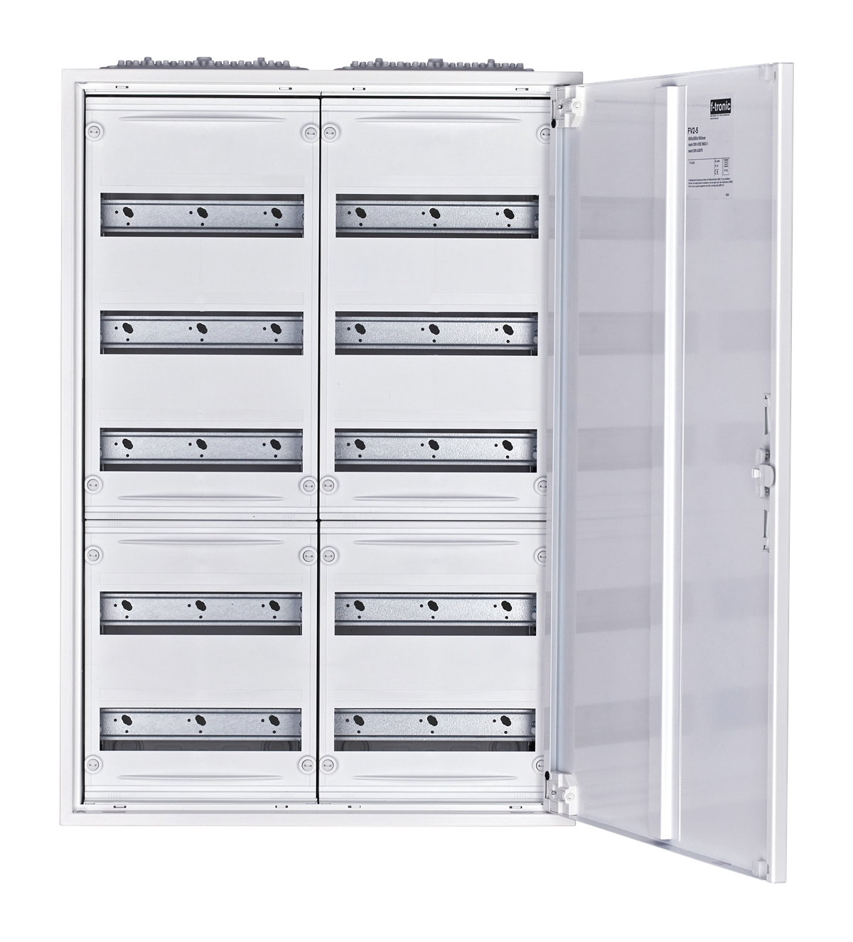 1St. F-Tronic FV2-5 AP Feldverteiler FV2-5, 2-feldrig, 5r, 800x550x165mm 7110226