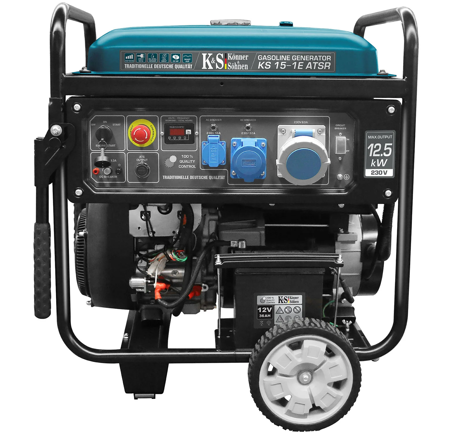 1St. Könner & Söhnen KS15-1EATSR Benzin-Generator KS 15-1E ATSR 1St. Könner & Söhnen KS15-1EATSR Benzin-Generator KS 15-1E ATSR