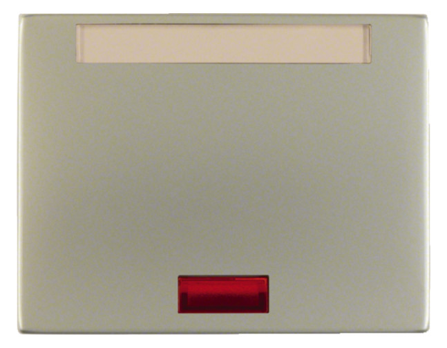 1St. Berker 14157104 Wippe mit 5 beiliegenden Linsen und Beschriftungsfeld K.5 Edelstahl Rostfrei