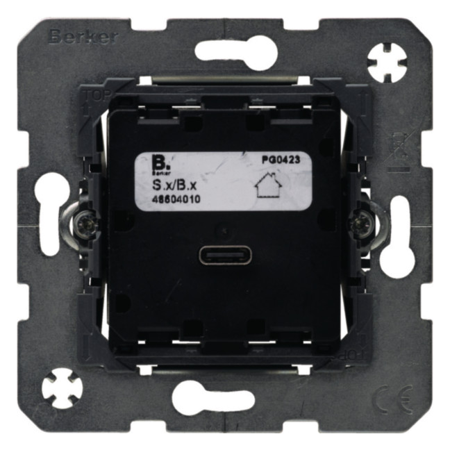 1St. Berker 48604010 USB PD Power Modul 65W S/B