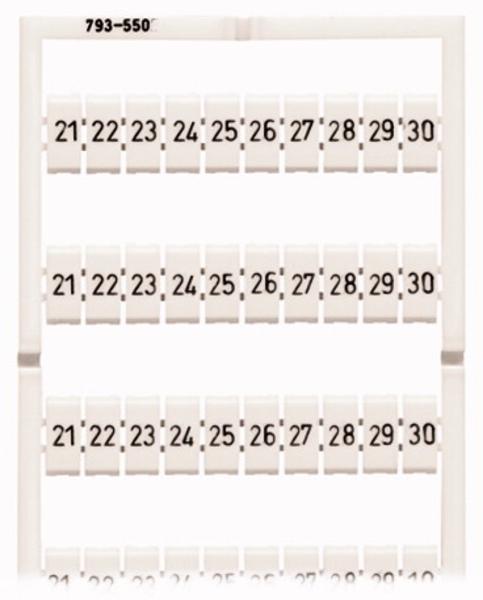 1St. Wago 793-5504 WMB-Bezeichnung 10x 21-30 7935504 1St. Wago 793-5504 WMB-Bezeichnung 10x 21-30 7935504
