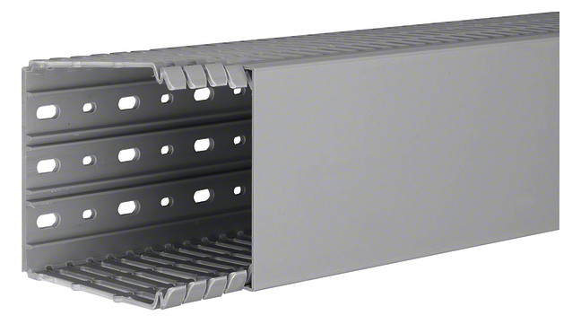 2m Hager BA7100100 Verdrahtungskanal PVC BA7 100x100 sgrau