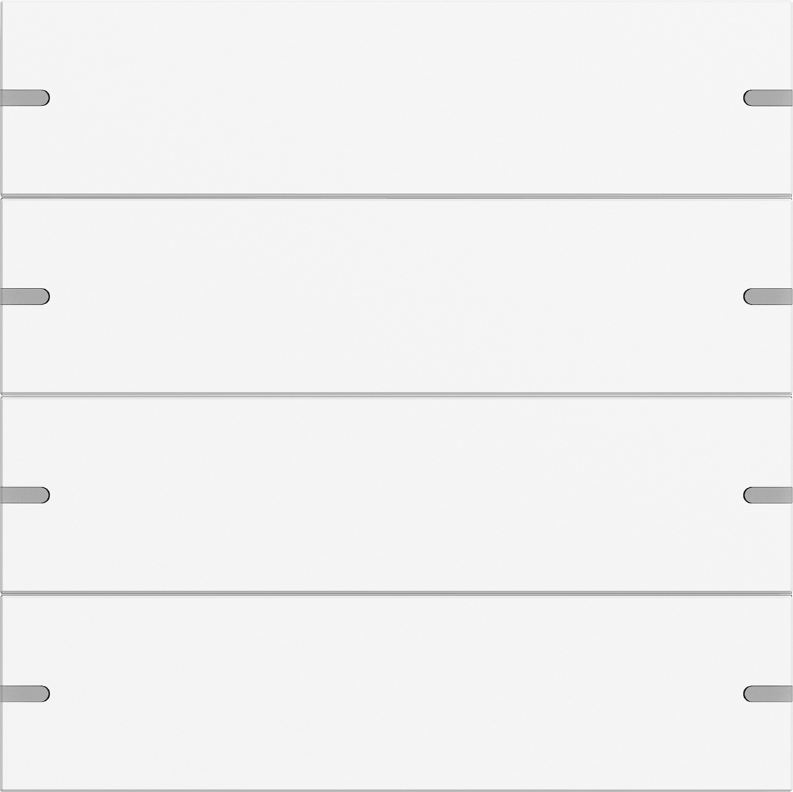 1St. Gira 5024927 Wippenset 4f Tastsens.4 TS4 Reinweiß m(lack.)